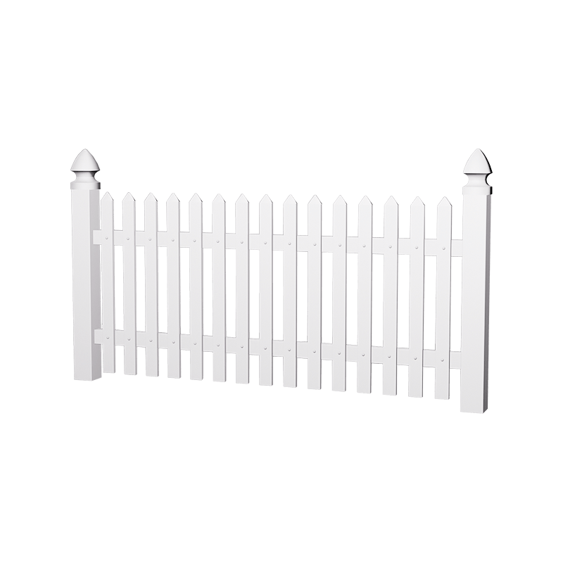 Hade 1 PVC ansiktsmonterade staket staket