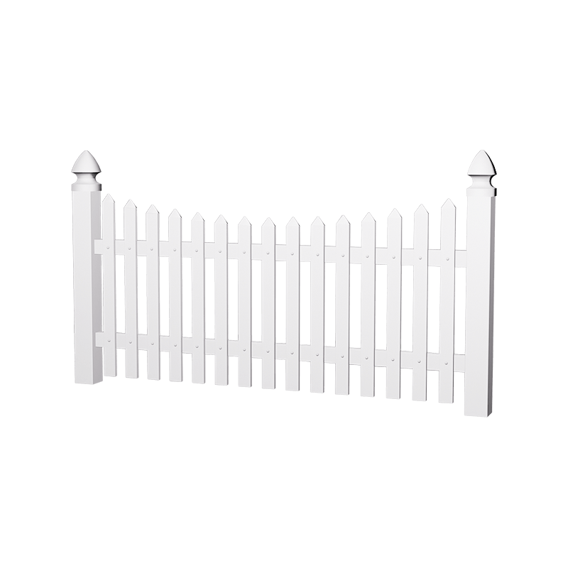 Had2 White Vinyl Fence 4'Hx8'W