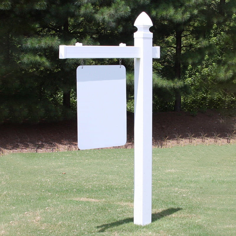 Platt Cap PVC Sign Post